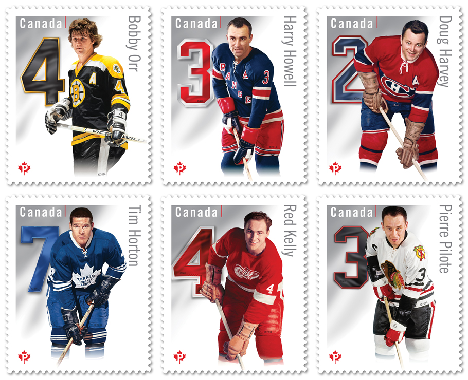 original six stamps