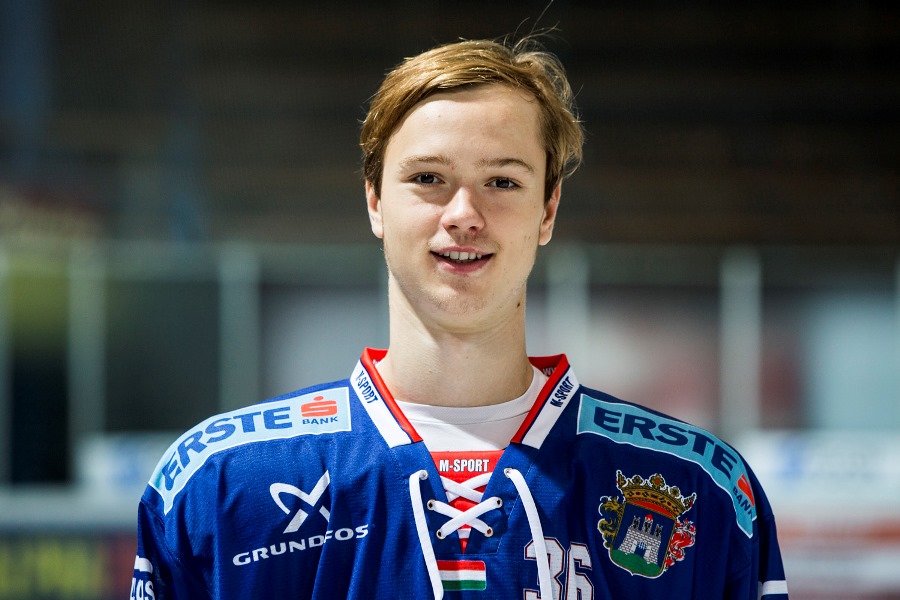 A Fehérvár AV19 hokicsapat csapatfotózása.