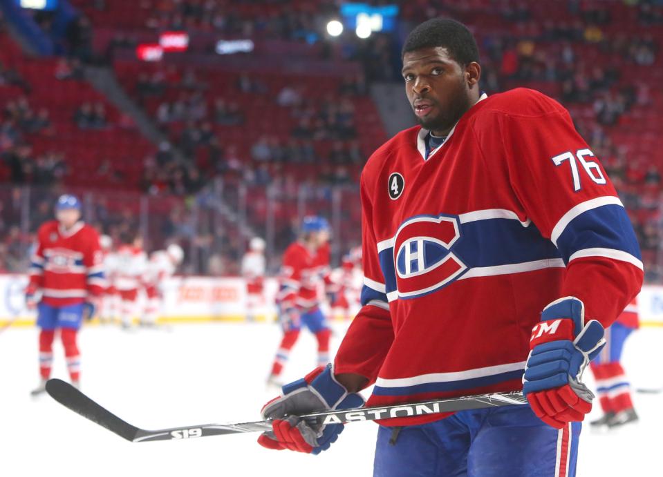 NHL: Carolina Hurricanes at Montreal Canadiens