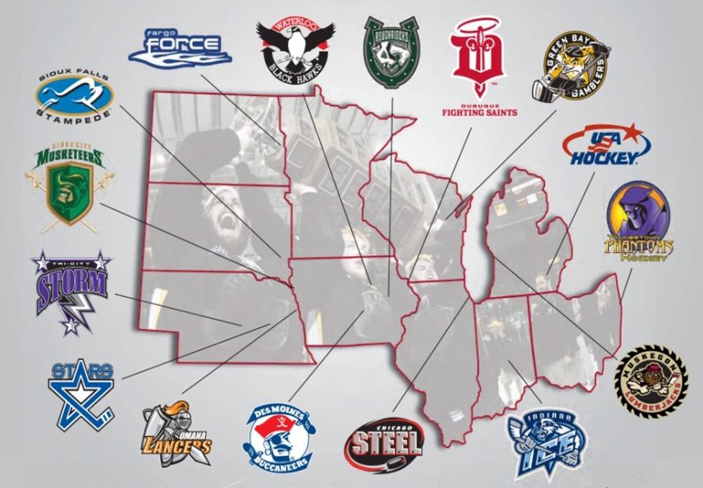 USHL map