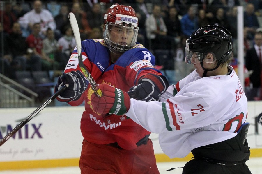 HUN vs RUS ice hockey match