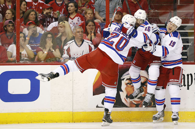 NHL: Stanley Cup Playoffs-New York Rangers at Washington Capitals