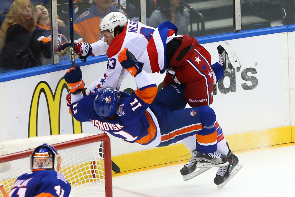 NHL: APR 21 Round 1 - Game 4 - Capitals at Islanders