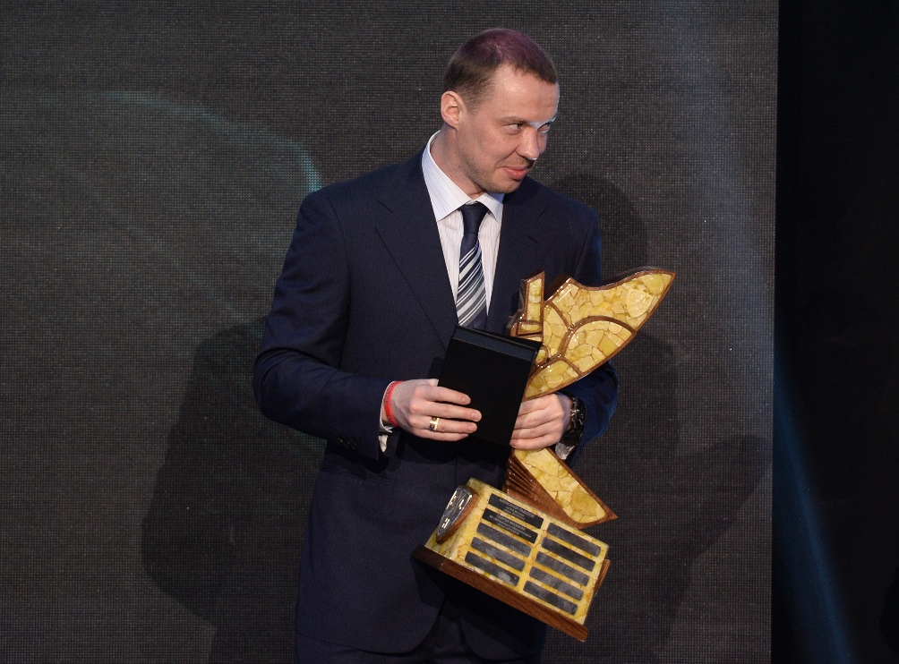 24.05.16. ?????????????? ????? ???????? ?????????? ??? ?????? 2015/16.??????? ???????. |24.05.16. Official 2015/16 season ?losing ceremony.Sergei Mozyakin.