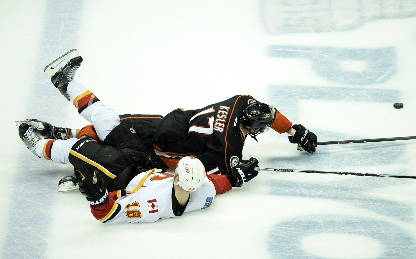 NHL: Stanley Cup Playoffs-Calgary Flames at Anaheim Ducks