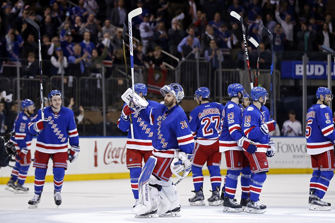 NHL: Stanley Cup Playoffs-Ottawa Senators at New York Rangers