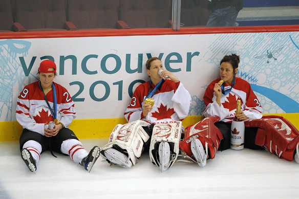 Womens-hockey-team-celebrates-like-Canadians-politically-correct-fairies-highly-offended