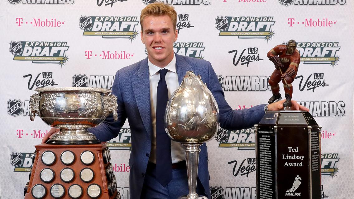 mcdavid trophies