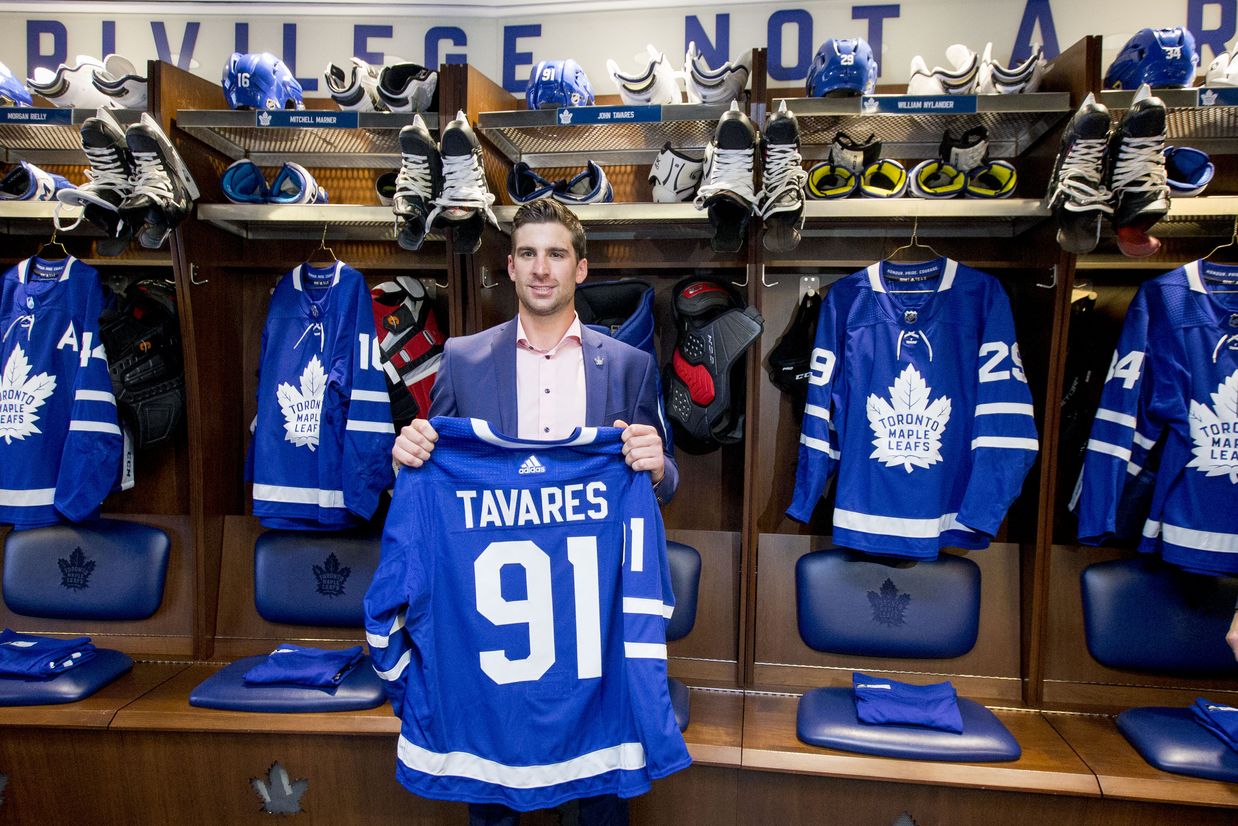 The Toronto Maple Leafs have signed John Tavares for seven years, $77 million.