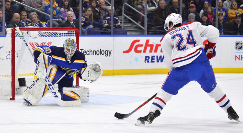 NHL: Montreal Canadiens at St. Louis Blues