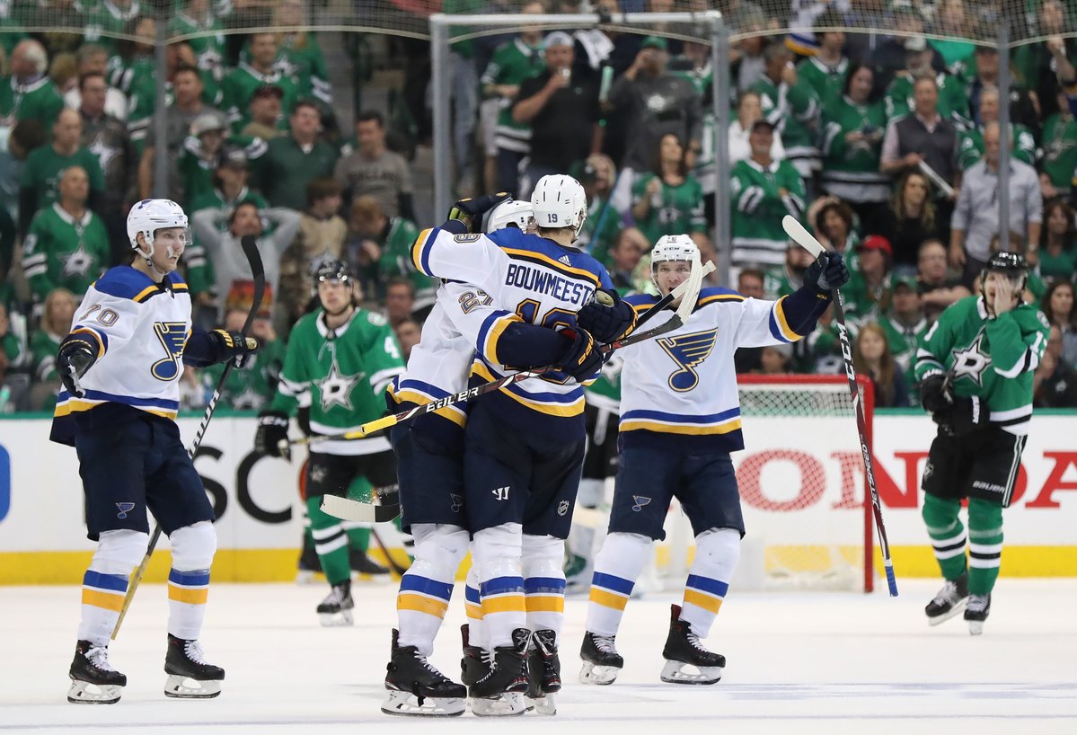 blues stars 2019 playoff