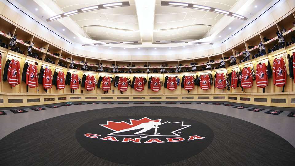 team-canada-dressing-room