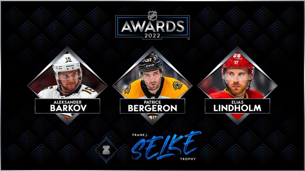 selke trophy 2022