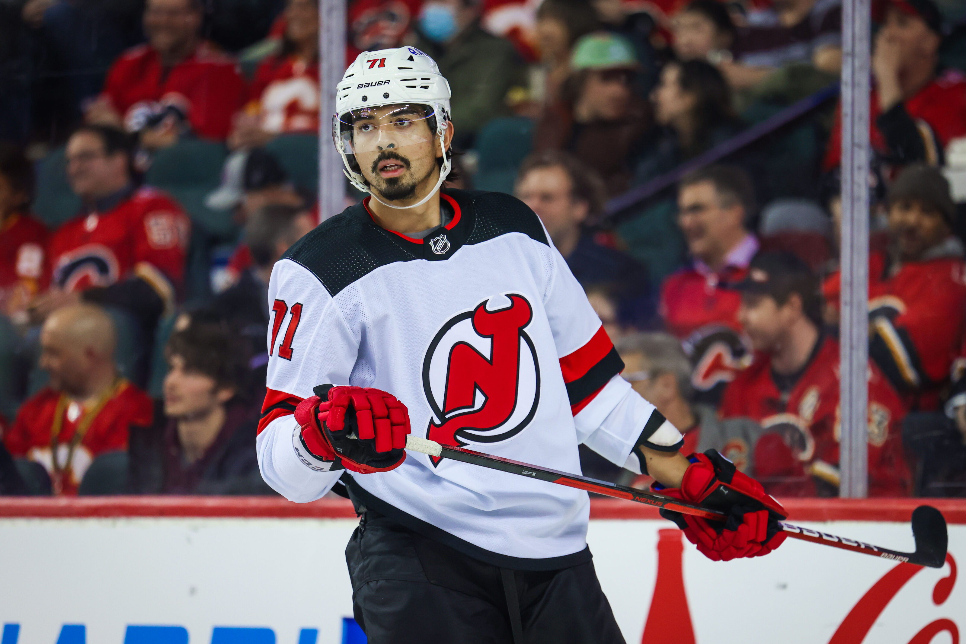 NHL: New Jersey Devils at Calgary Flames