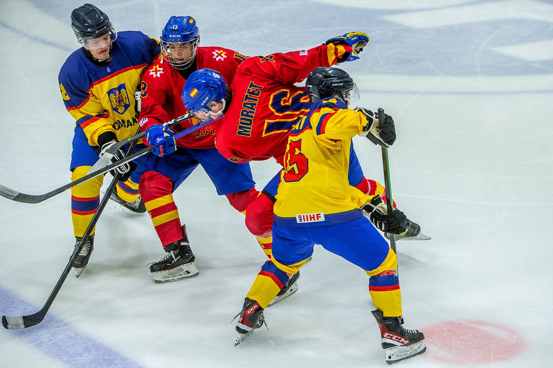 Spain vs. Romania. Photo: Evaldas Semiotas