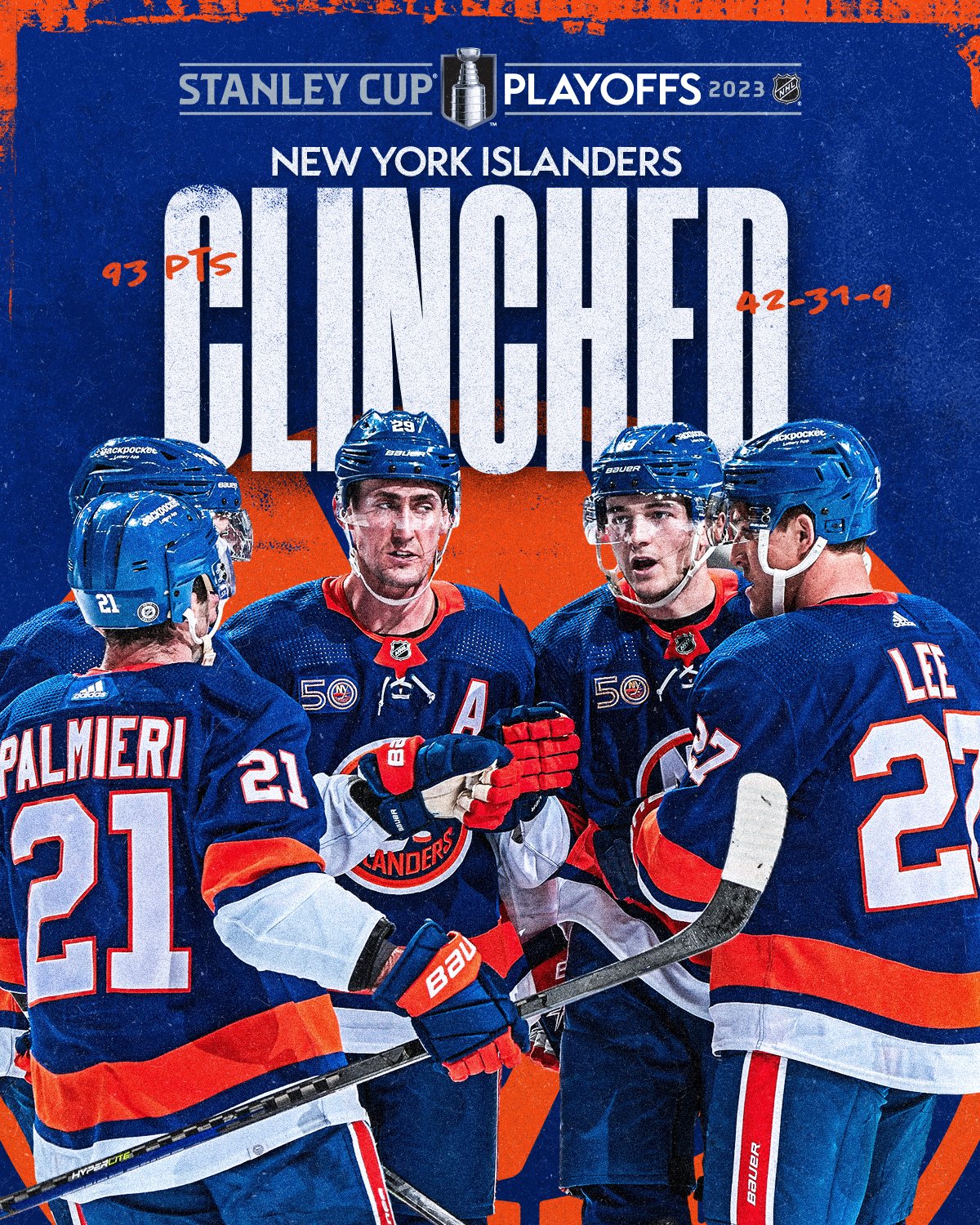 islanders clinched