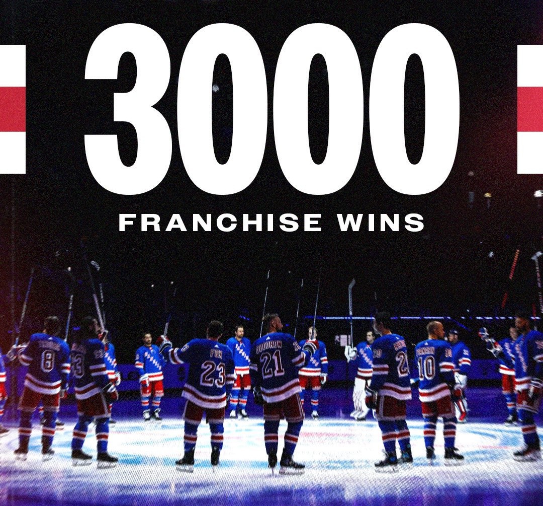 rangers 3000 wins