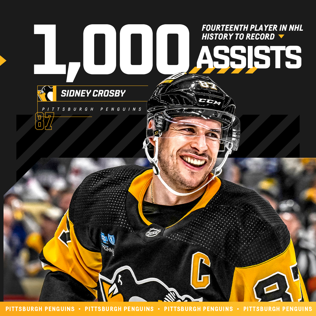 crosby 1000 assits